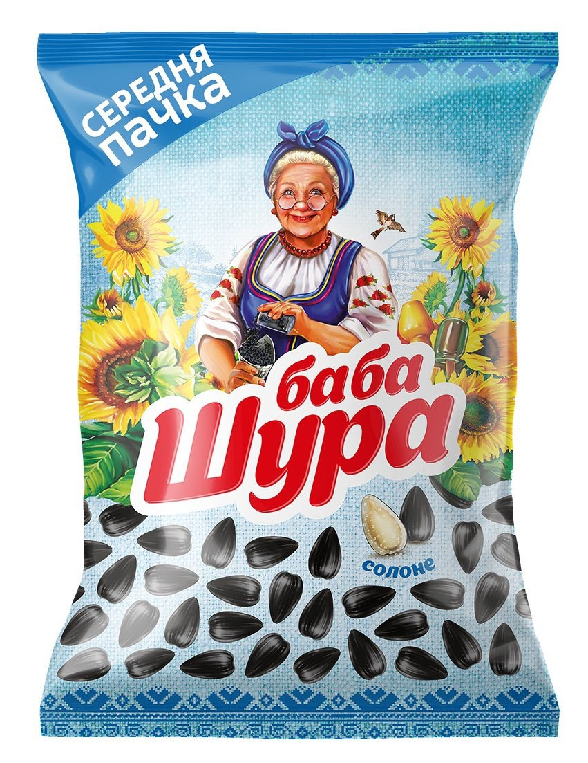 Семески соняшника смажені із сіллю "Баба Шура" 110г