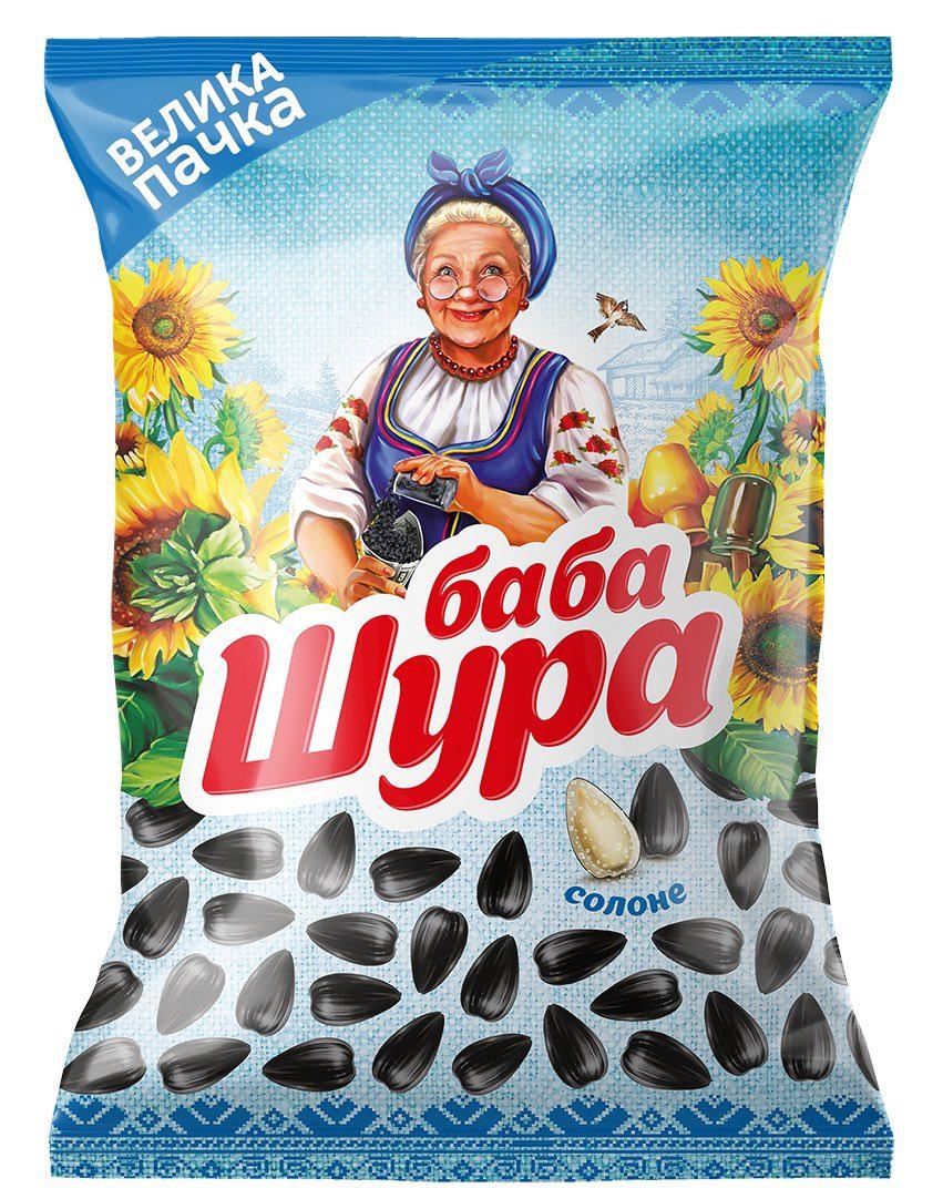 Семески соняшника смажені із сіллю "Баба Шура" 145 г