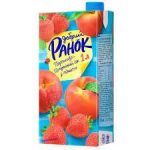 Сік Персиково-Полуничний з м'якоттю Добра Ранок 1л