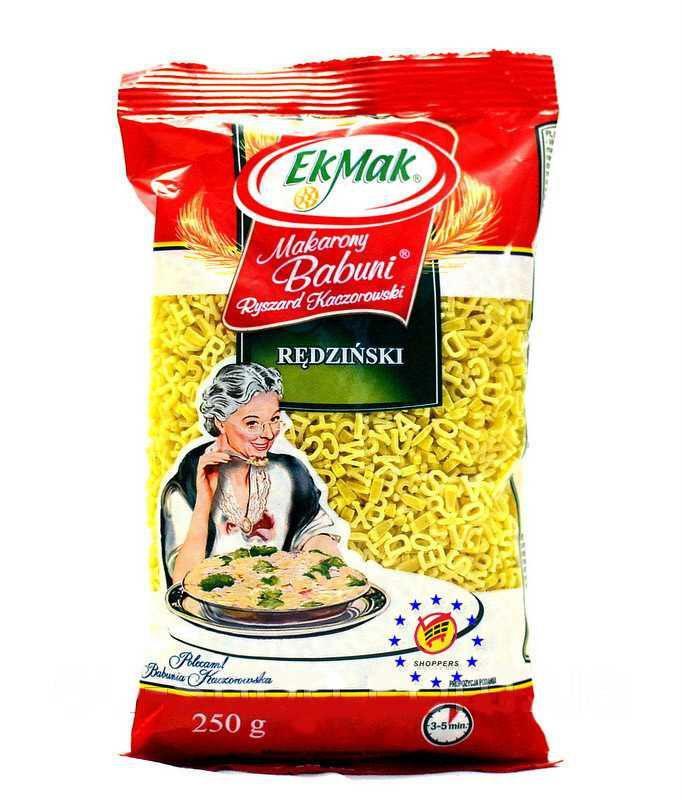 Макаронні вироби Букви Babuni EkMak Literki Польща 250 г