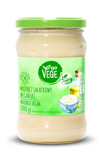 Майонез БЕЗ ГЛЮТЕНА ВЕГАН Go Vege majonez 280 г Польща