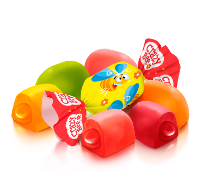 Цукерки желейні з фруктовою начинкою асорті "Шалена бджілка" Roshen 250 г