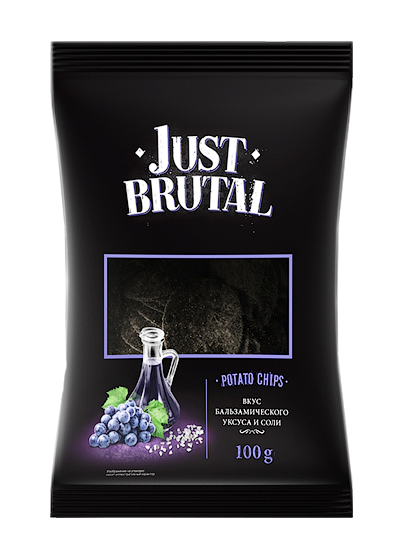 Чіпси картопляні Just Dance бальзамічний оцет і сіль, 100 г Білорусь