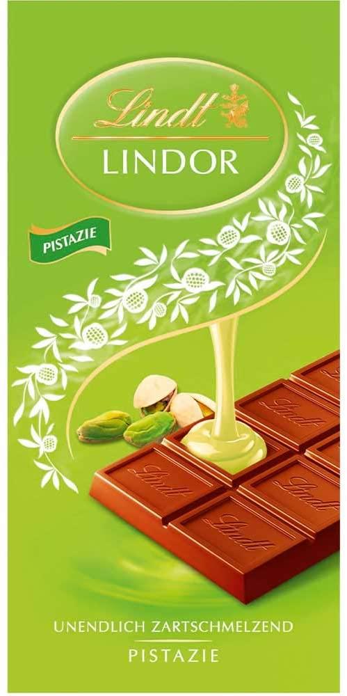 Шоколад молочний із фісташкою LINDT LINDOR PISTAZIE 100 г Італія