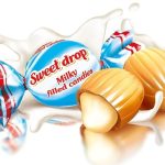 Карамель "Молочна крапля" Roshen Sweet Drop 1кг