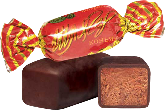 Цукерки глазуровані "Шлягер Коньяк" ТМ Ріконд 1кг