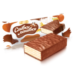Цукерки вафельні Вершки-Ленівки Roshen 500 г
