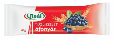 Батончик-мюслі "Злаки з чорницею" Real 20 г Угорщина