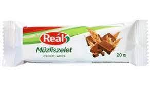 Батончик-мюслі "Злаки з шоколадом" Real 20 г Угорщина