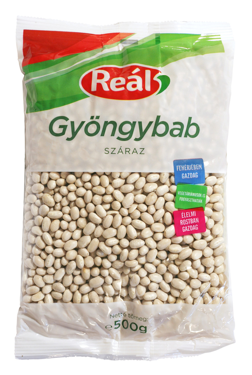 Фасоль біла "Перли" Reál Gyöngybab száraz 500 г Угорщина