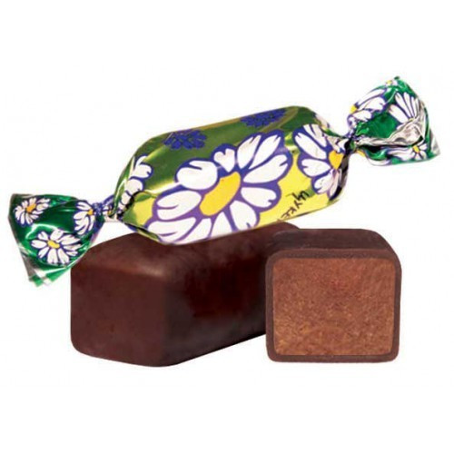 Цукерки глазуровані із шоколадно-помадною начинкою "Ромашка" Ріконд 1кг