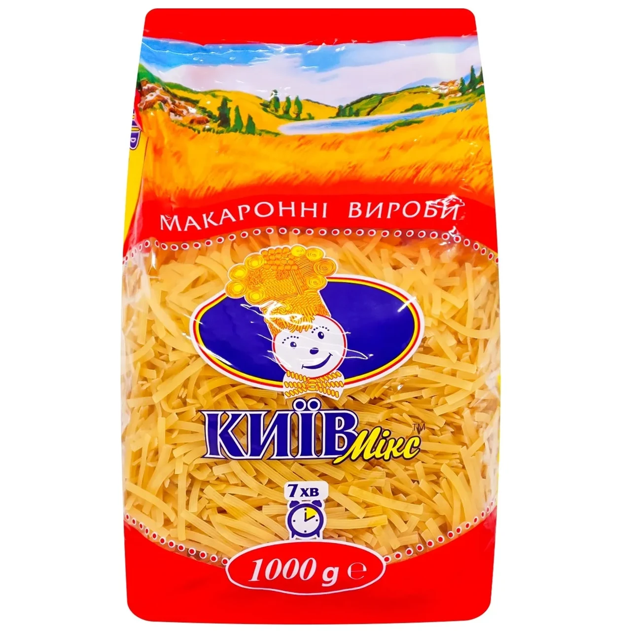 Макаронні вироби Локшина Київ Мікс 1кг