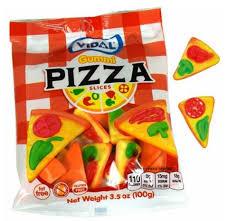 Желейні жувальні цукерки БЕЗ ГЛЮТЕНА Vidal Pizza 100 г