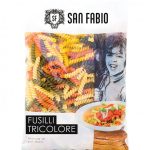 Макарони San Fabio Fusilli Tricolore 500 г Німеччина