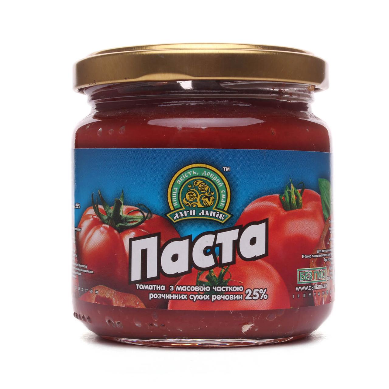 Паста томатна несолена Дари крисів з/б, 200 г