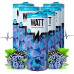 Енергетичний напій Чорниця-Єжевика Watt Energy Drink Blue Black Berries 250 мл Угорщина