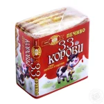 Печиво смак вареної згущенки 33 Корови Бісквіт-Шоколад 55 г