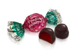 Цукерки желейні зі смаком вишні "Графенія Вишенька" ТМ Бісквіт шоколад" 250 г