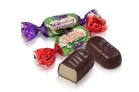 Цукерки з помадною начинкою "Ренклод ТМ Бісквіт шоколад" 250г