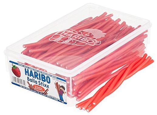 Желейні цукерки Haribo Balla Stixx Strawberry XXL150шт (полуниця) Німеччина 1125г