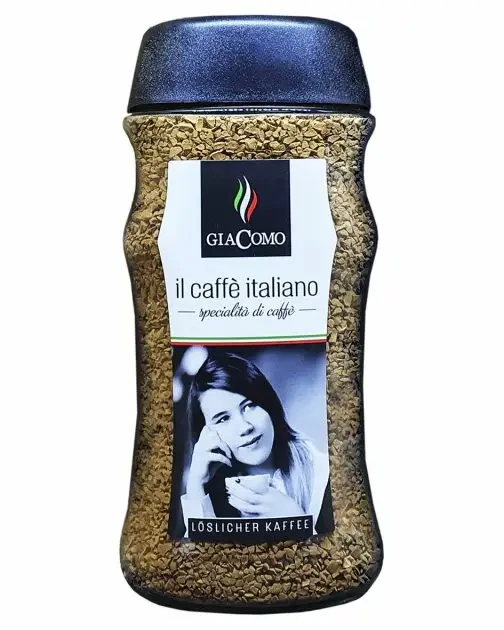 Кава розчинна GiaComo il caffe Italiano 200 г Німеччина (ОТП від 2шт)