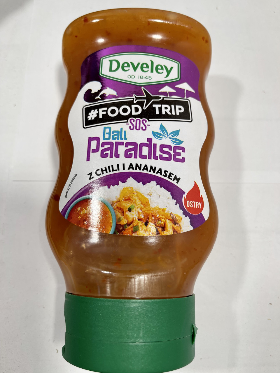 Соус із чилі й ананасом "Балійський Рай" гострий Develey Польща 300г