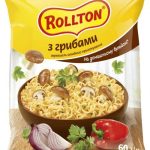 Вермішель швидкого приготування Rollton на домашньому бульйоні з грибами 60 г