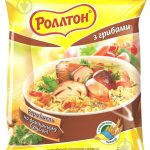 Вермішель швидкого приготування Rollton на домашньому бульйоні з грибами 60 г