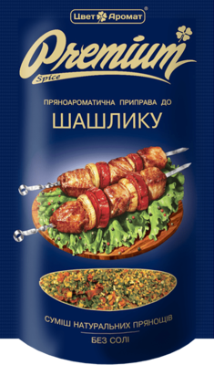 Приправа для шашлику Преміум без ГМО Колір Аромат 25 г