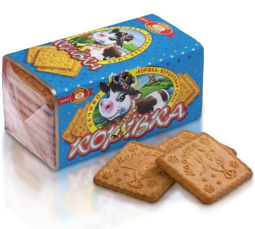 Печиво з вершковим смаком 33 Корови Бісквіт-Шоколад 180 г
