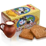 Печиво зі смаком топленого молока 33 Корови Бісквіт-Шоколад 180 г