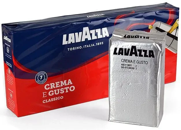 Кава мелена Lavazza Crema e Gusto classico 250 г (економ. сіра) Італія