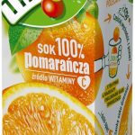 Сік Апельсиновий 100% з вітамінами Tymbark Juice Orange 1 л Польща