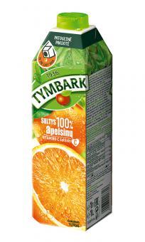 Сік Апельсиновий 100% з вітамінами Tymbark Juice Orange 1 л Польща