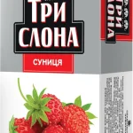 Чай чорний суниця Три Слона 20 пак. (20х1,3г)