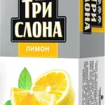 Чай чорний Лимон Три Слони 20 пак. (20х1,3г)