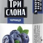 Чай чорний Чорниця Три Слони 20 пак. (20х1,3г)