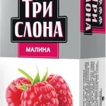 Чай чорний Малина Три Слони 20 пак. (20х1,3г)