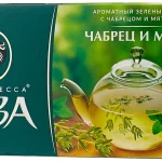 Чай зелений чебрець і м'ята Принцеса Ява 25 пакет.(25штх1,5г) 37.5г