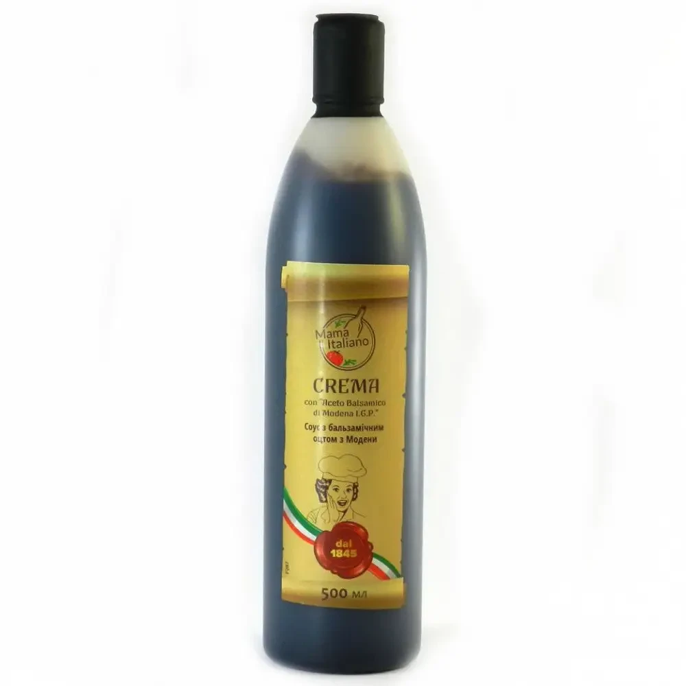 Крем-Соус бальзамічний Mama Italiano Aceto Balsamico di Modena IGP Crema 0,5 л Італія