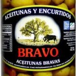 Оливки зелені в маринаді з кісточкою без глютену Bravo aceitunas bravas con hueso 900 г Іспанія