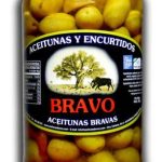 Оливки зелені в маринаді з кісточкою без глютену Bravo aceitunas bravas con hueso 900 г Іспанія