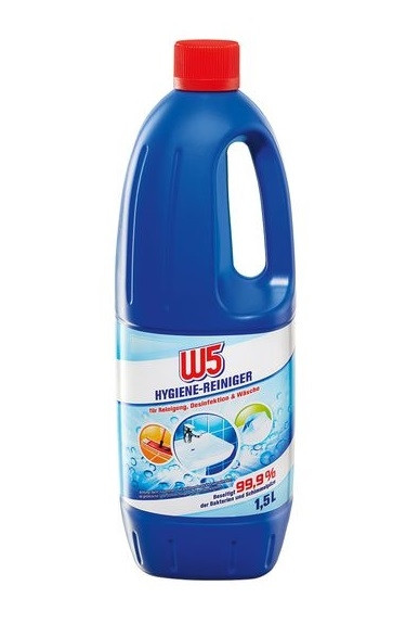 Універсальний гігієнічний засіб з активним хлором W5 Hygiene-Reiniger 99,99% 1,5 л Німеччина
