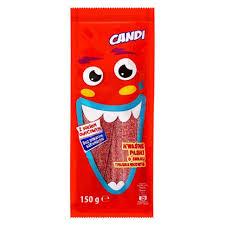 Желейні цукерки кислі зі смаком Полуниці Candi Strawberry 150 г