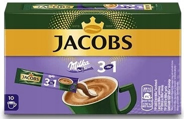 Кавовий шоколадний напій 3 в 1 Jacobs Milka (18 г Х 10шт.) 180 г Швейцарія