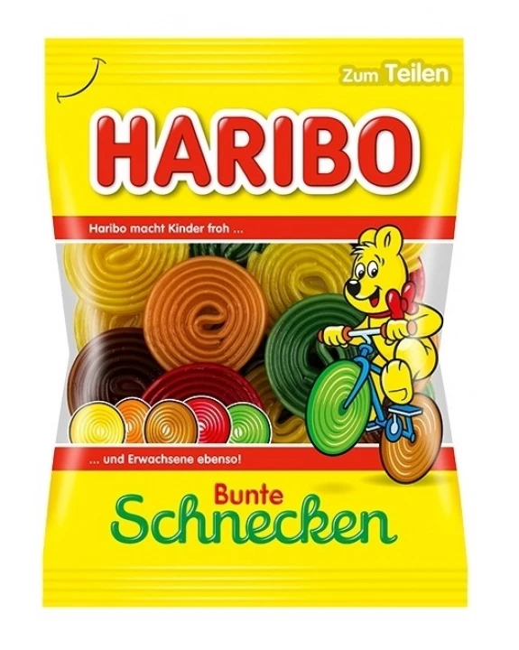 Желейні цукерки равлика Haribo Bunte Schnecken Німеччина  160г