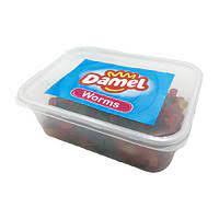 Желейні цукерки Черв'яки Damel Worms 1 кг Іспанія