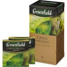 Чай зелений з м'ятою та мелісою Greenfield "Fresh Melissa" (28 пакетиків х 1,5 г) 42г