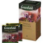 Чай чорний з чебрецем Greenfield "Spring Moment" (28 пакетиків х 1.5г) 42г