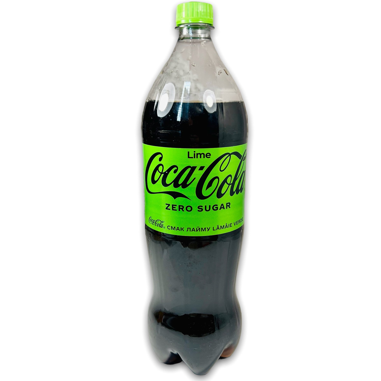 Напій БЕЗ САХАРА сильногазований Coca Cola Zero Lime (лайм) 1,5 л